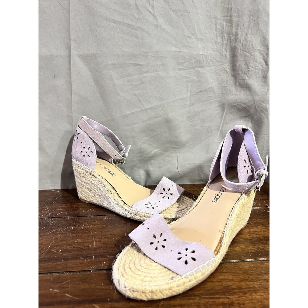 women's espadrille wedge sandals from the brand Sage and Simple Size 8.5 TG2015